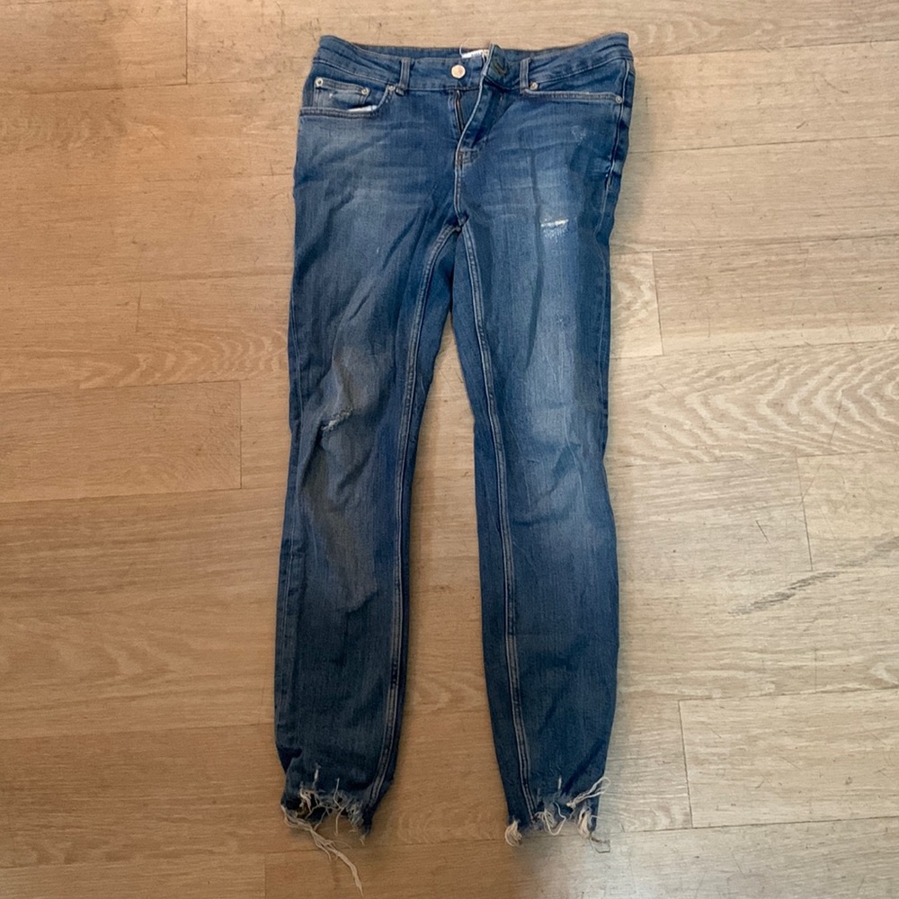 Zara Distressed Skinny Jeans